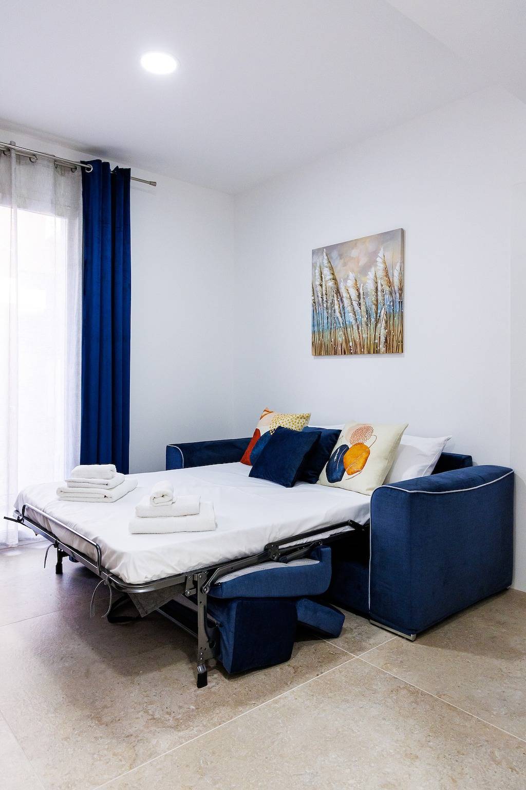 Habitación 'Camera 1 - P1' con balcón, Wi-Fi y aire acondicionado in Balestrate, Provincia de Palermo