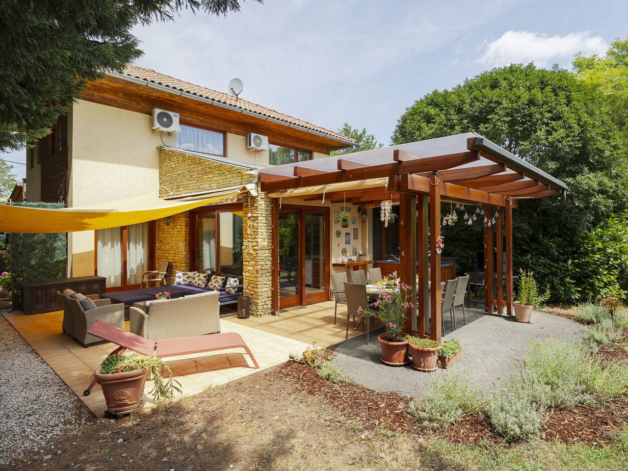 Villa Mediterran in Balatonőszöd, Plattensee Südufer