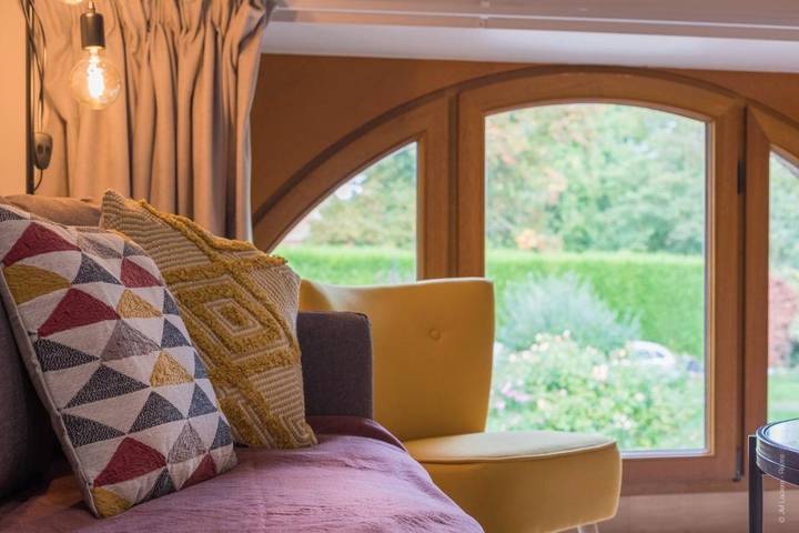 Appartement de vacances pour 2 personnes, avec Jardin et Vue