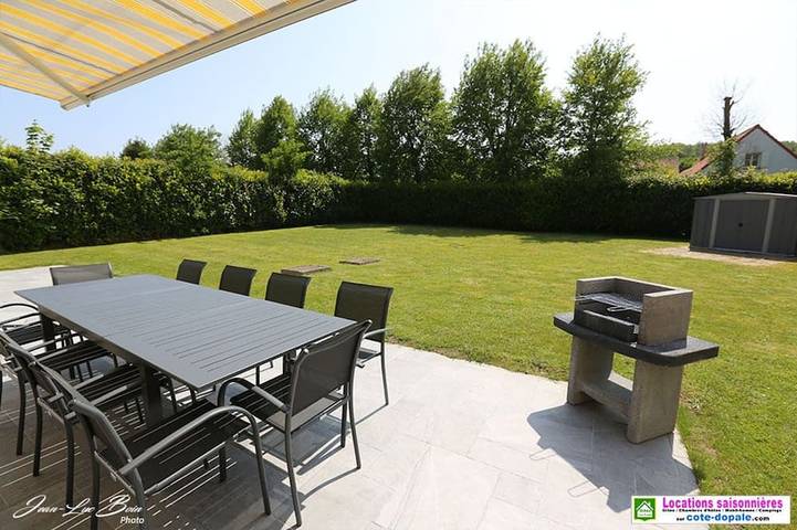 Location de vacances pour 10 personnes, avec jardin à Hervelinghen