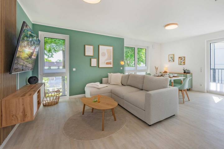 Ferienwohnung für 6 Personen, mit Balkon in Kölpinsee