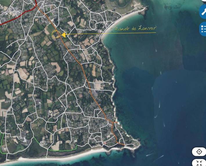 Chambre d’hôte pour 2 personnes, avec jardin ainsi que vue et terrasse à Fouesnant - 3