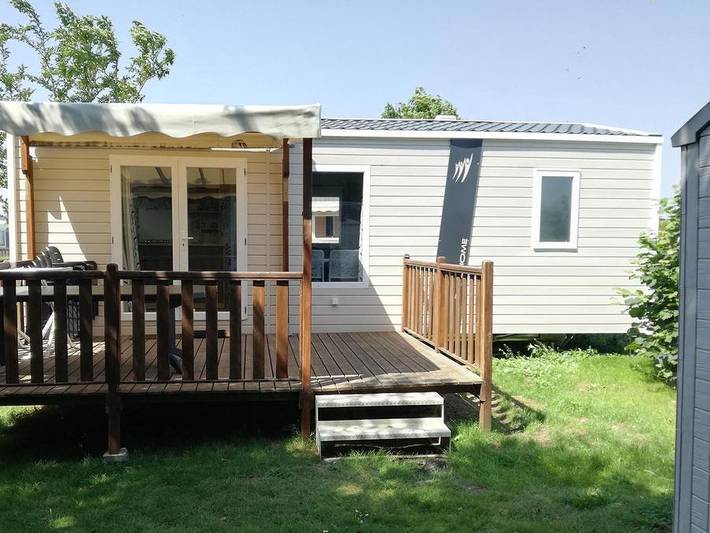 Mobil home pour 4 personnes, avec Bassin pour enfant à Arzal - 2