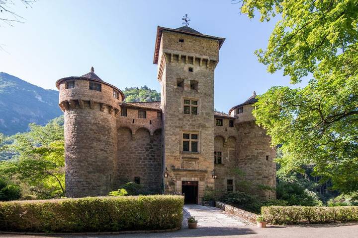 Hôtel pour 2 personnes, avec piscine et vue ainsi que sauna et jardin, animaux acceptés à Laval-du-Tarn - 3