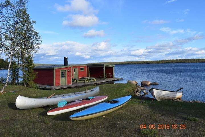 Location de vacances pour 2 personnes, avec vue et vue sur le lac ainsi que jardin et sauna à Kiruna - 2