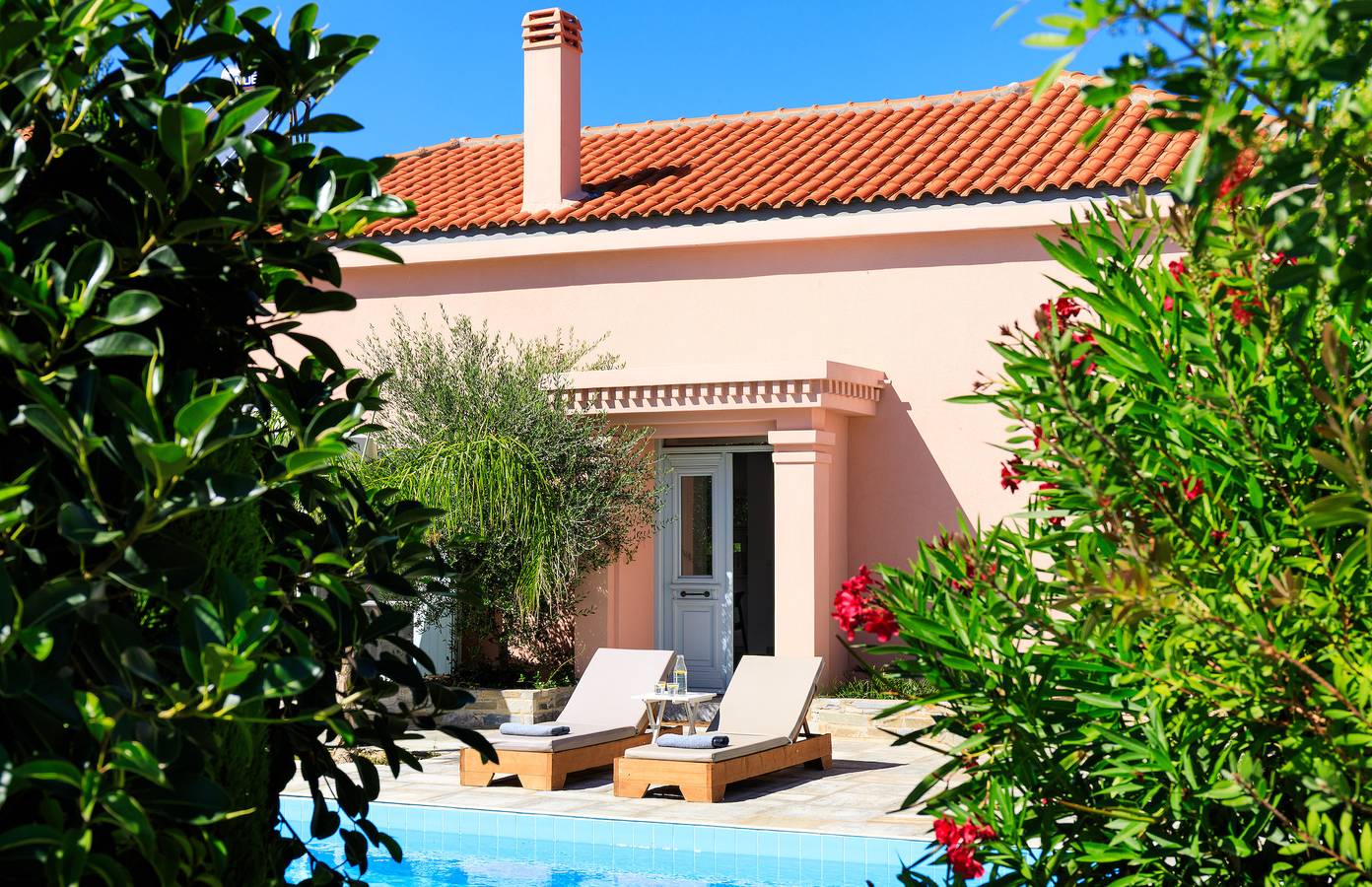 Charming Villa with Pool, Terrace & Parking - 800m from Skopelos City Center in Skopelos City, Sporades