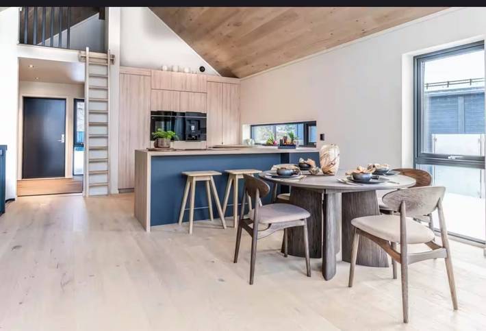 Feriehus for 10 personer, med balkong og innsjøutsikt i Trysilfjellet