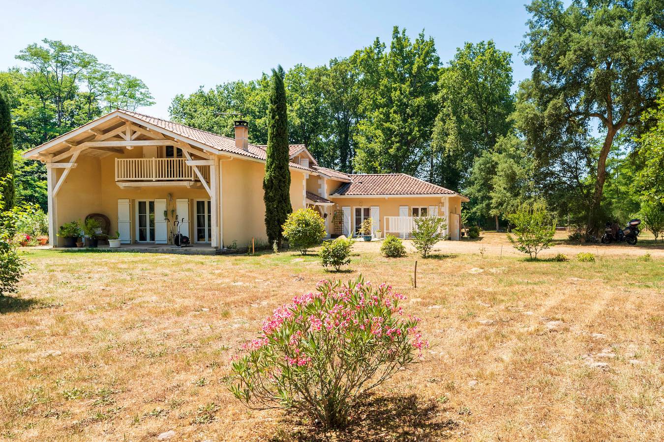 Ferienhaus 'Au Milieu D'un Airial' mit Gemeinschaftspool, Privatterrasse und Wi-Fi in Baudignan, Landes