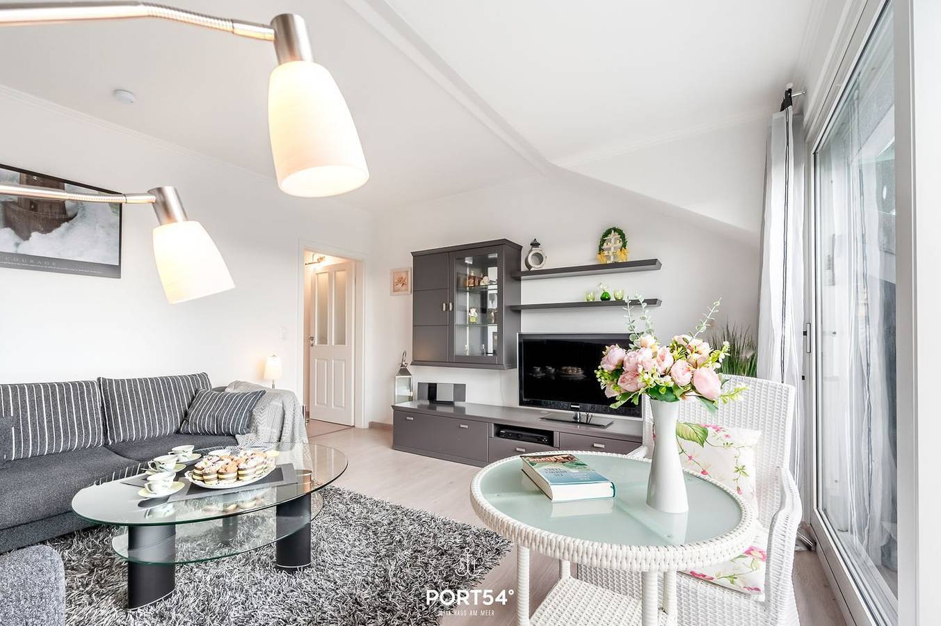 Ganze Wohnung, Deck 9 - bis 3 Personen, mit Balkon, zentrale Lage, ideal für Fahrradausflüge in Büsum, Dithmarschen