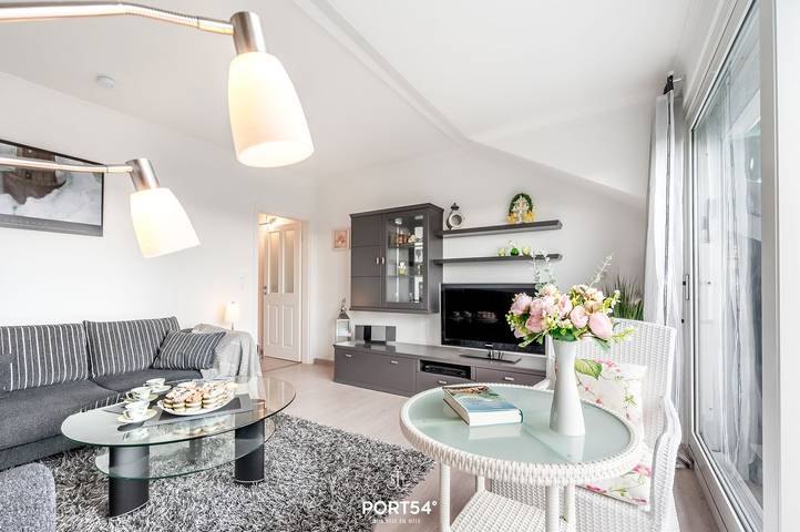 Ganze Wohnung, Deck 9 - bis 3 Personen, mit Balkon, zentrale Lage, ideal für Fahrradausflüge in Büsum, Kreis Dithmarschen