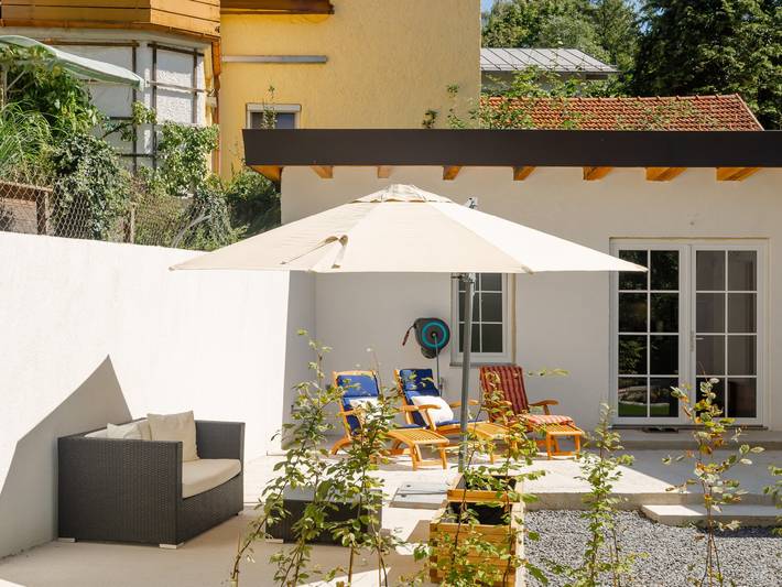 Ferienwohnung für 4 Personen, mit Terrasse und Garten in Bayerisch Gmain