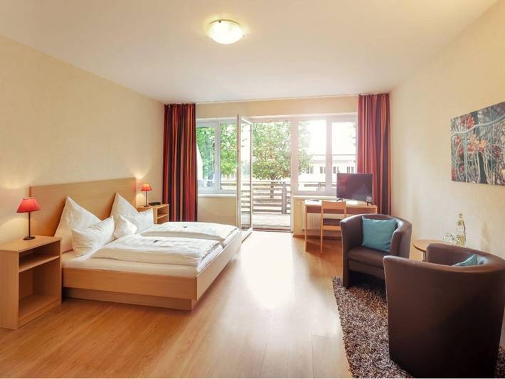 Ferienwohnung für 2 Personen, mit Balkon und Terrasse sowie Sauna und Ausblick in Braunschweig - 4