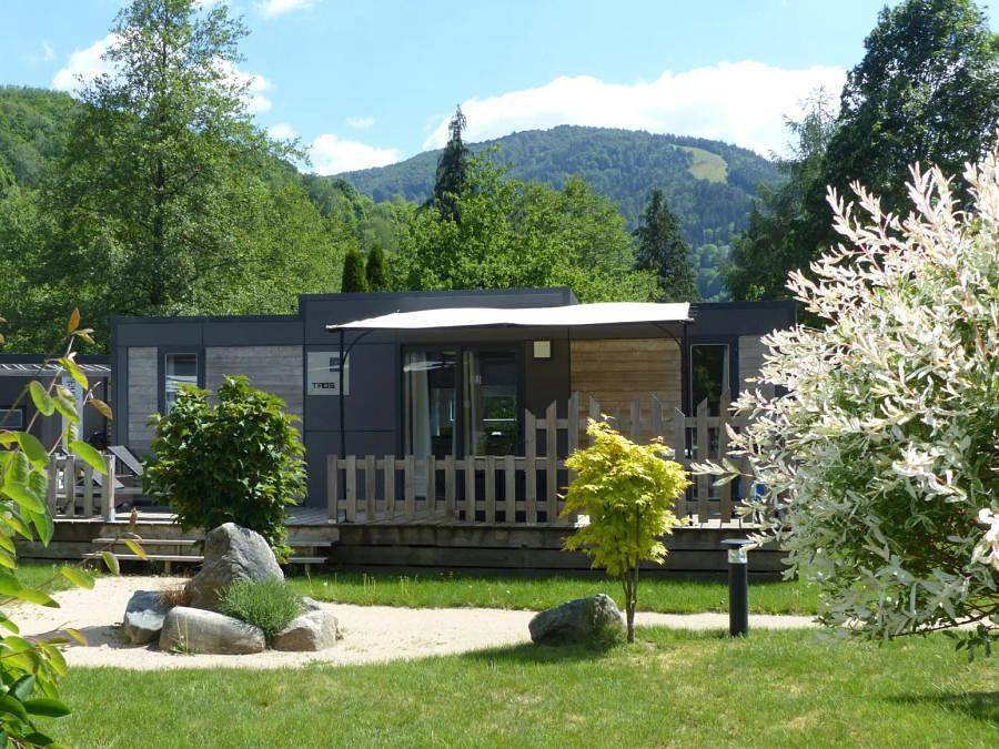 Sunêlia Domaine de Champé - Mobilheim 5 personen - Sunêlia Luxe Taos 2 Schlafzimmer / 2 Badezimmer 35m² - Tv - Lv - Bettwäsche wird gestellt in Bussang, Regionaler Naturpark Belchen der Vogesen