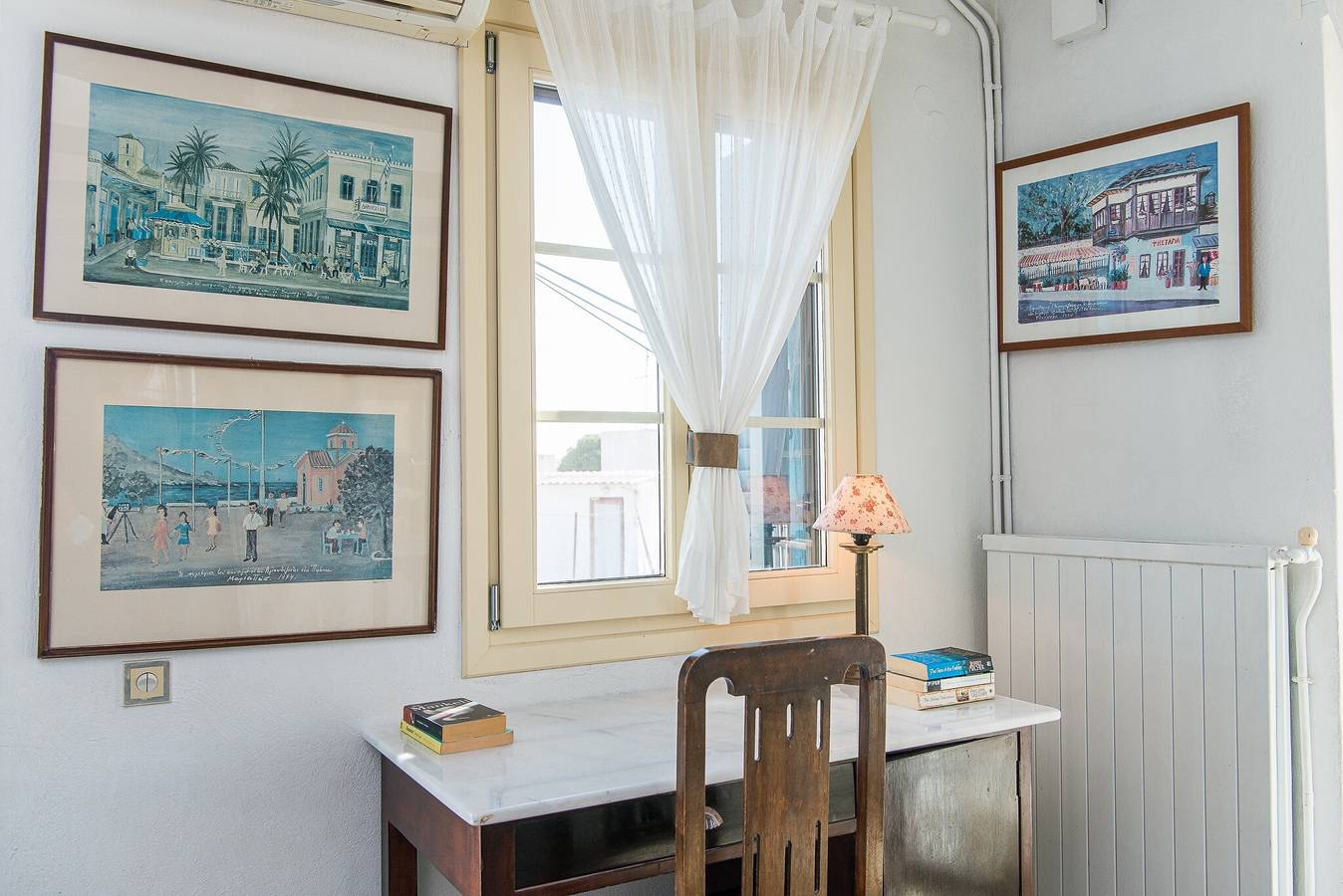 Appartement 'Unit 5' en résidence hôtelière avec terrasse privée, Wi-Fi et climatisation in Égine Ville, Égine
