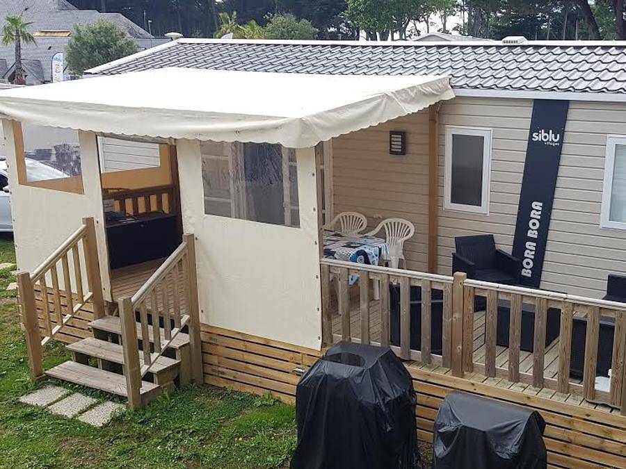 Camping bord de mer - Conguel (funpass non inlus) - Mobilhome 6 personas - 3 dormitorios (hasta 40m²) - 1 cuarto de baño in Quiberon, Côte des Mégalithes