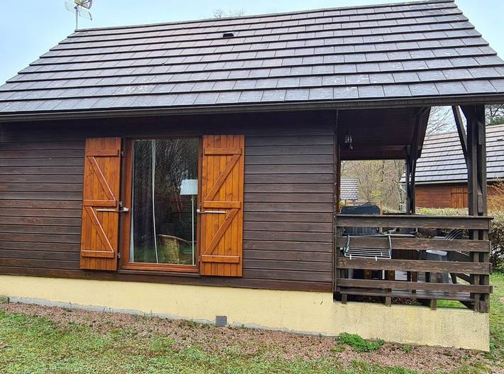 Chalet pour 4 personnes, avec jardin