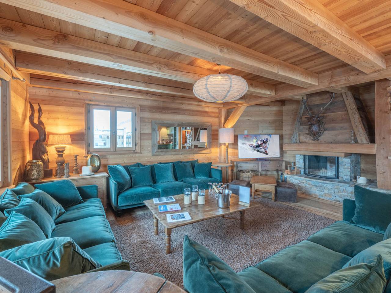 Chalet skis aux pieds avec spa, animaux admis, parking in Huez, Parc national des Écrins