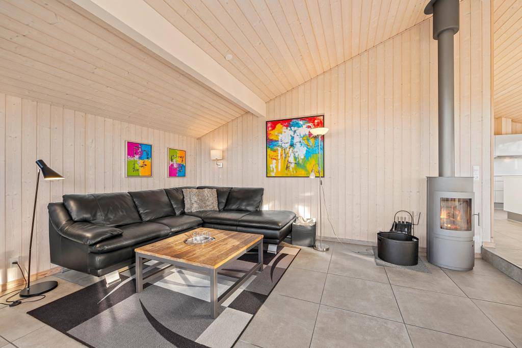 Holiday home with panoramic views in Henne Strand in Henne, Varde Region