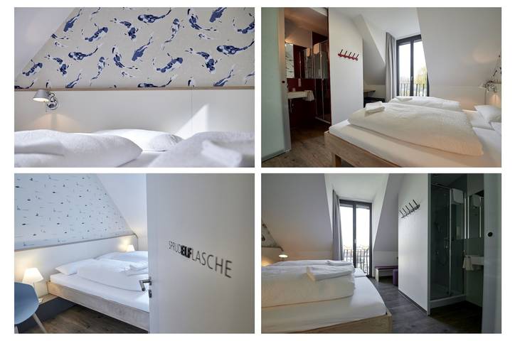 Radhotel und Einkehr am Gleis - Team Mehrbettzimmer, Etagendusche/Etagen Wc, Og in Strandbad (Radolfzell am Bodensee), Radolfzell am Bodensee