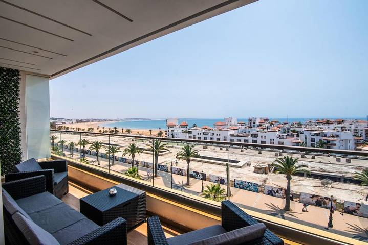 Location de vacances pour 6 personnes, avec jardin et vue à Agadir