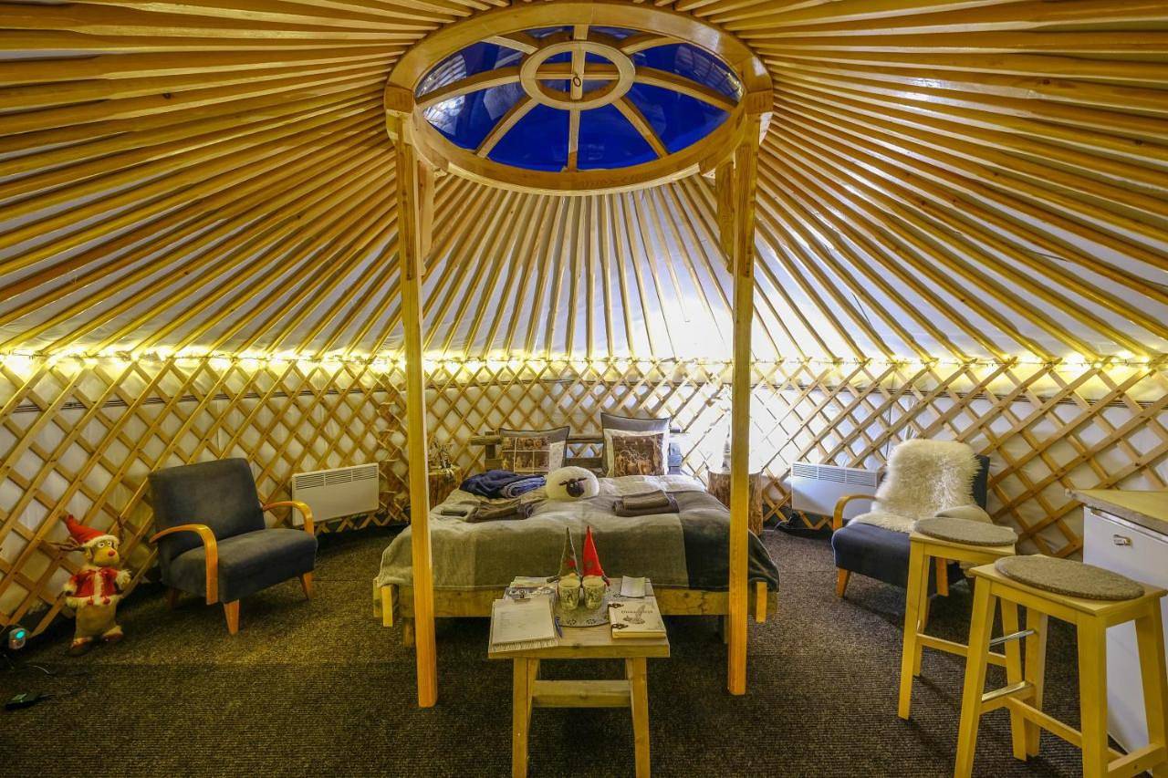 Yurt District in Rovaniemi, Lapland
