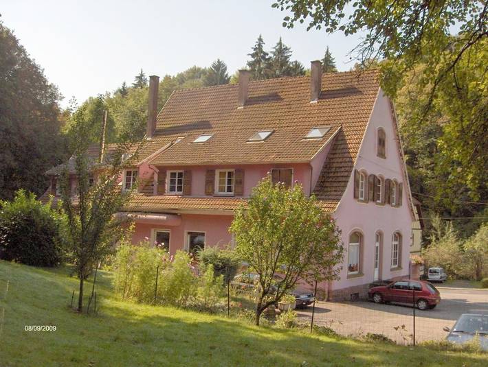 Hôtel pour 3 personnes, avec terrasse et jardin à Dambach (homonymie)