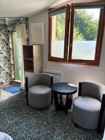 Double or Twin Room with Garden View in Barèges, Parc national des Pyrénées