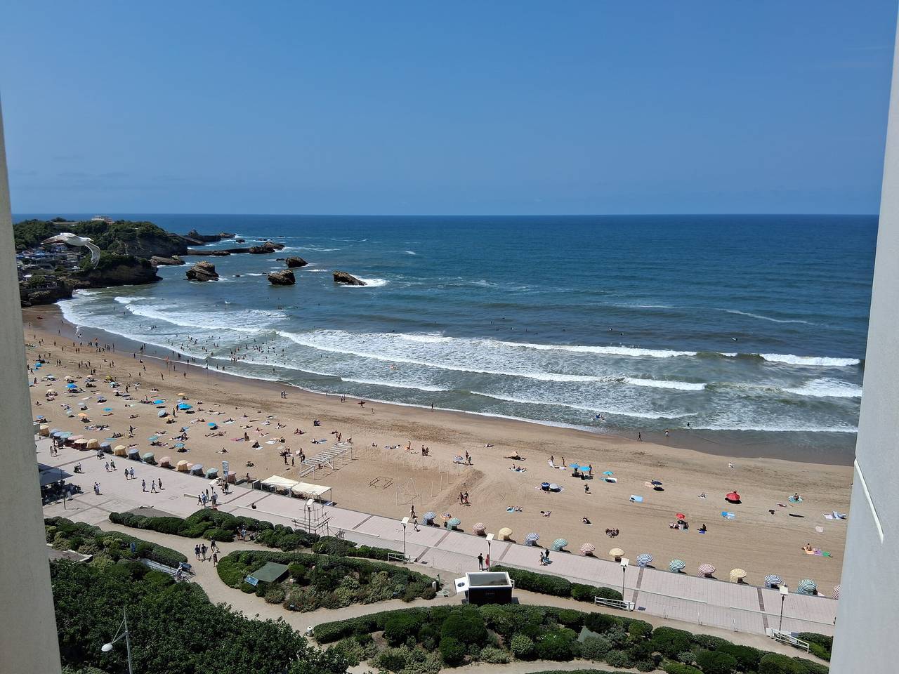 Apartamento entero, Apartamento junto a la playa con piscina e Internet in Biarritz, Region de Bayona