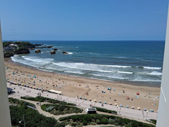 Ferienwohnung für 2 Personen, mit Meerblick und Pool in Biarritz