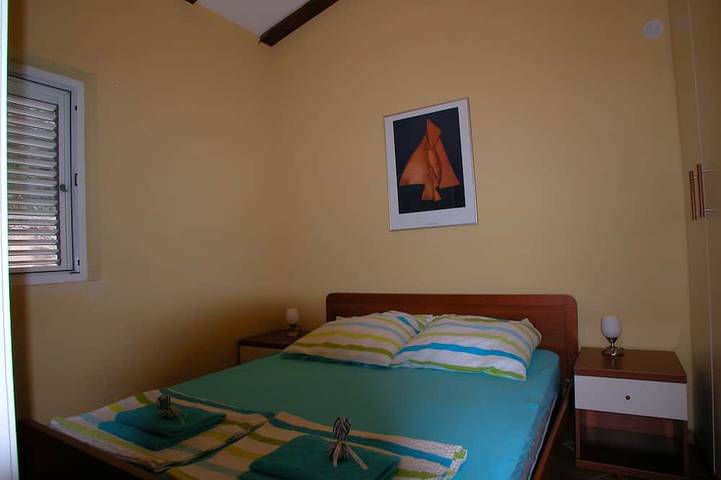 Ganze Wohnung, Apartment a 45sqm, unobstructed sea view, about 150m to the sea in Jablanac, Kvarner Festland