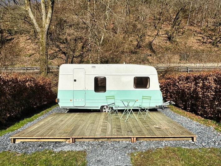 Camping pour 2 personnes, avec jardin et vue dans Ardennes (Belgique) - 3