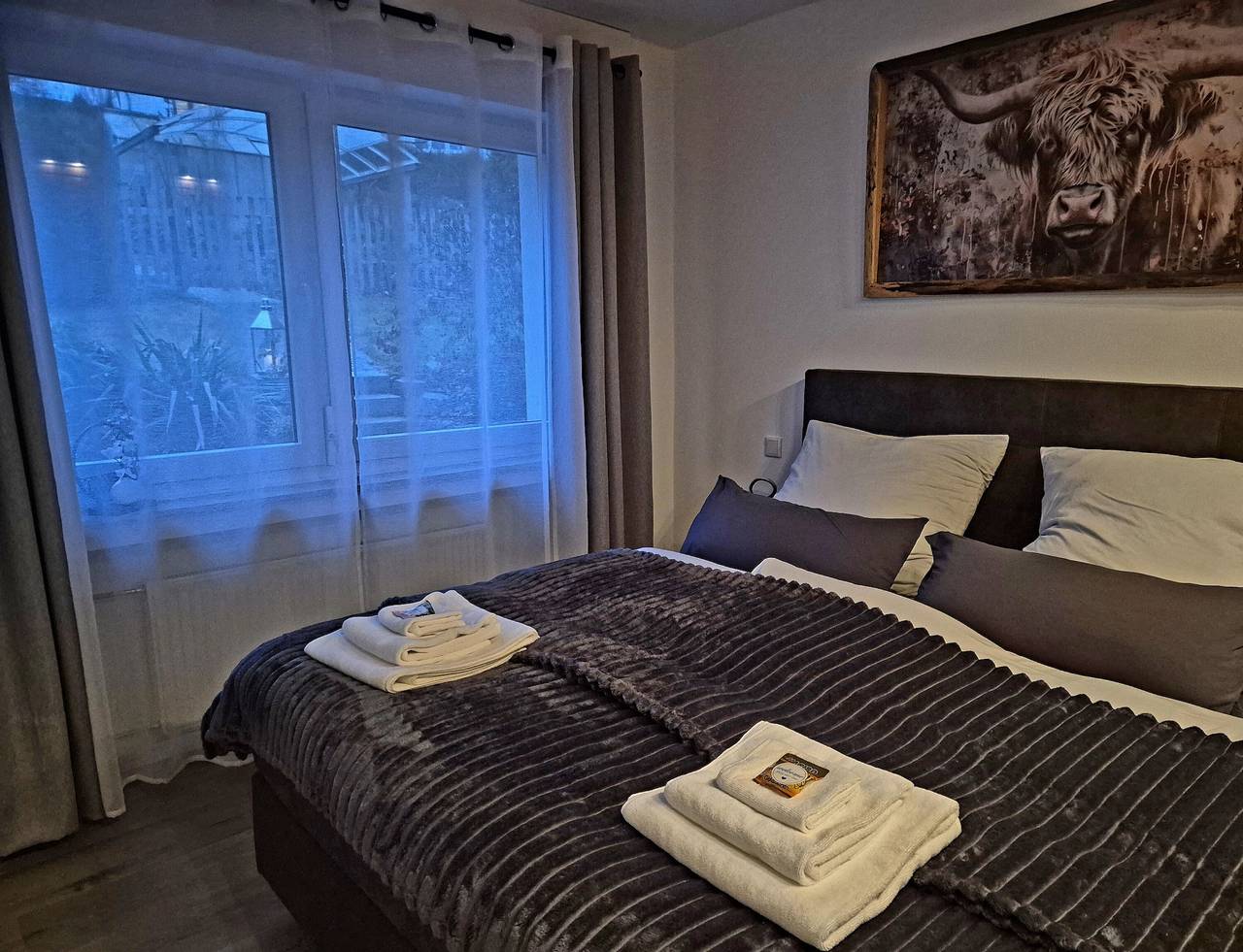 Ganze Wohnung, Ferienwohnung Dornröschen mit privater Terrasse, Garten und Garage in Olpe in Olpe, Sauerland