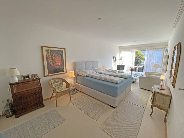 Ferienwohnung für 2 Personen, mit Balkon und Seeblick sowie Ausblick in Minusio - 3