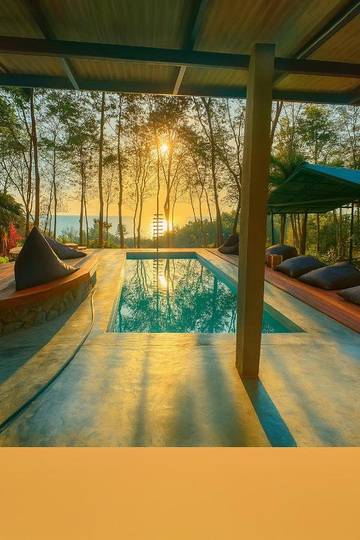 Hôtel pour 2 personnes, avec jardin ainsi que balcon et vue dans Klong Prao Beach