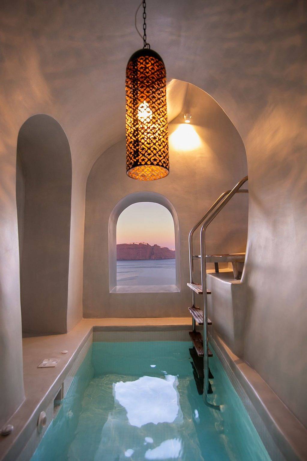 Villa für 4 Personen mit Meerblick in Oia, Santorin