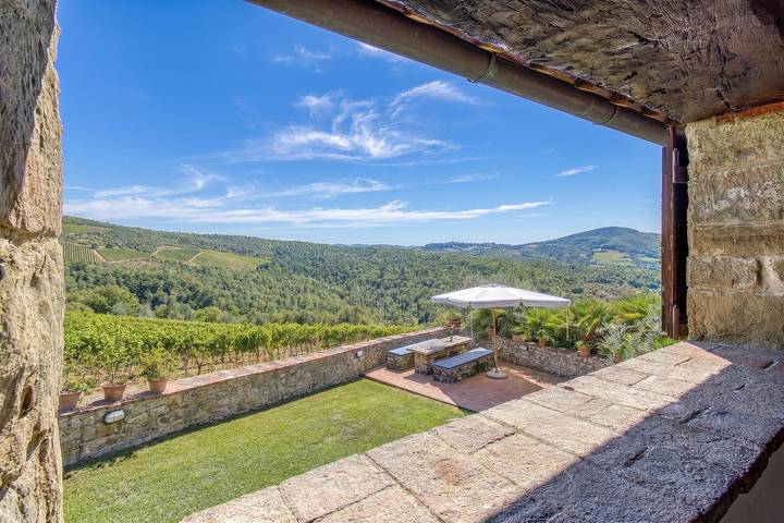 Location de vacances pour 6 personnes, avec balcon, animaux acceptés à Radda in Chianti - 2