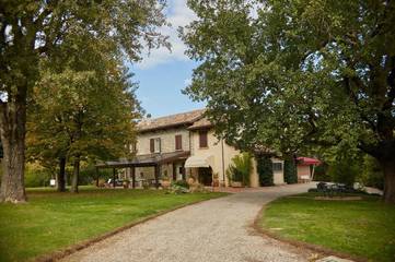 Gîte pour 5 personnes, avec vue ainsi que jardin et terrasse dans Castrocaro Terme
