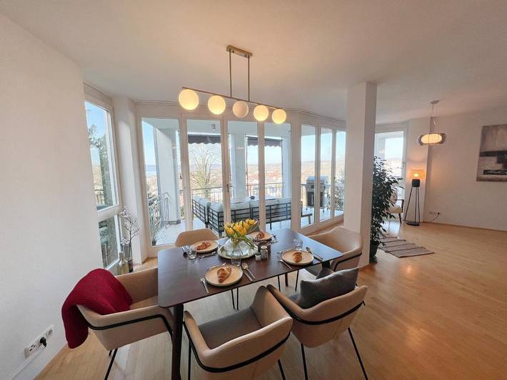 Ferienwohnung für 7 Personen, mit Ausblick und Balkon sowie Seeblick am Ammersee - 2