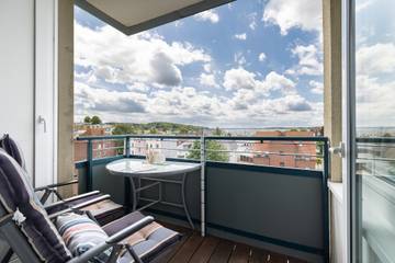 Ferienwohnung für 5 Personen, mit Balkon, mit Haustier an der Kieler Bucht