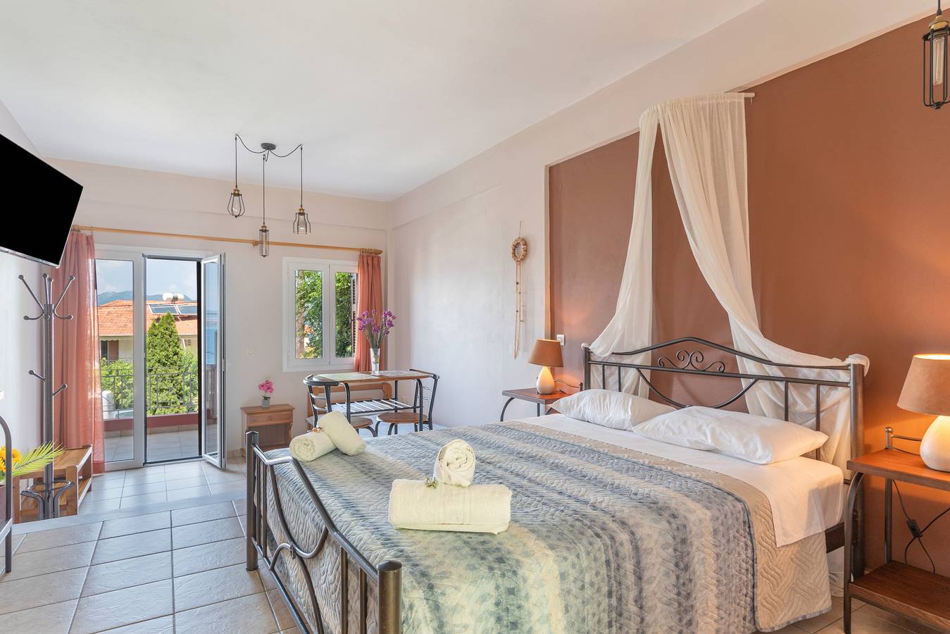 Ganzes Studio, Einzimmerapartment '3 Erwachsene Nr. 6' mit Meerblick, Wi-Fi und Klimaanlage in Nikiana, Alexandros