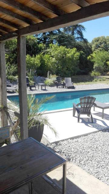 Maison d’hôte pour 2 personnes, avec jardin ainsi que piscine et vue à Saulce-sur-Rhône