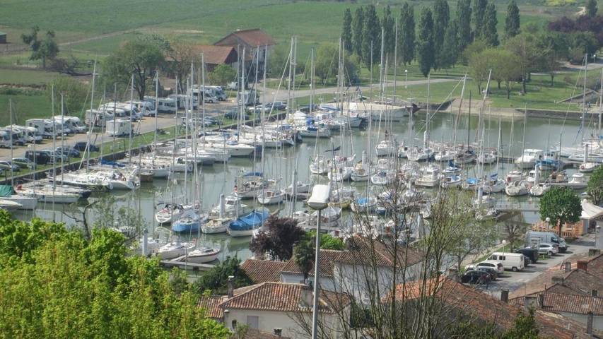 Location de vacances pour 15 personnes, avec Terrasse ainsi que Jardin et Vue à Mortagne-sur-Gironde