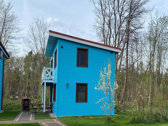 Ferienhaus für 5 Personen, mit Balkon und Pool in Rewal