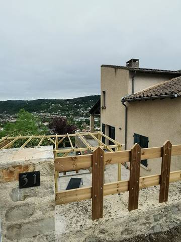 Chambre d’hôte pour 2 personnes, avec terrasse dans l' Aveyron
