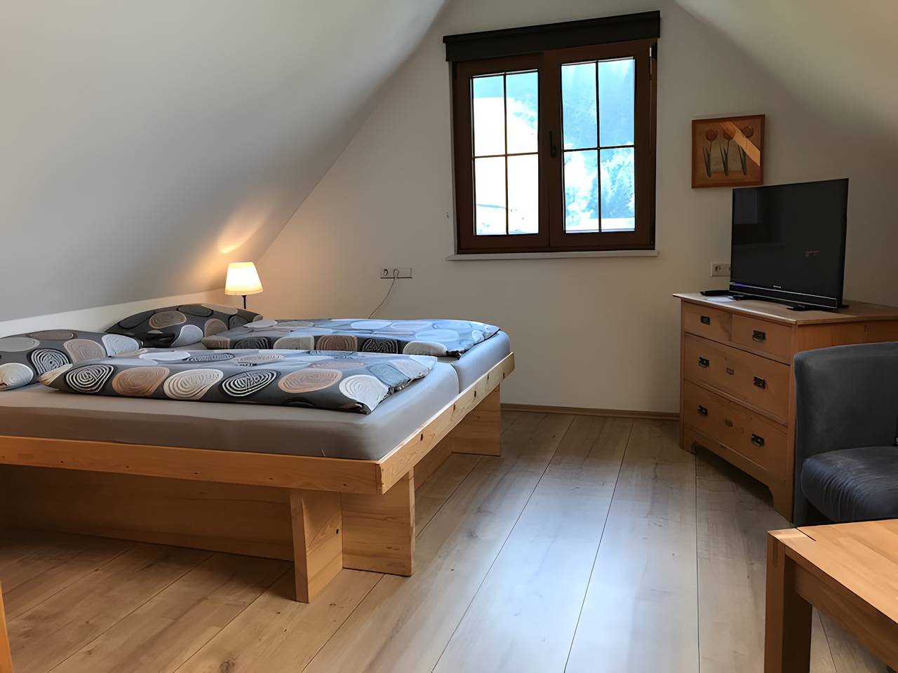 Ganze Wohnung, Apartment 'Naturhäusle, 45qm' mit Bergblick, Balkon und Wlan in Hornberg, Mittlerer Schwarzwald