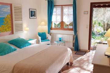 Chambre d’hôte pour 2 personnes, avec sauna ainsi que piscine et jardin à Tourrettes-sur-Loup