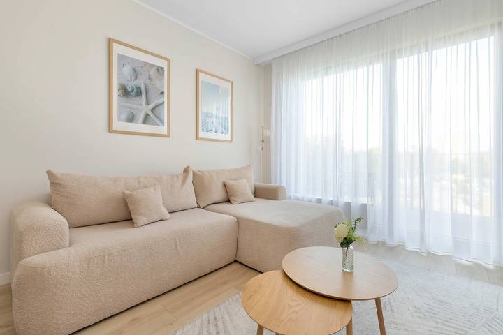 Apartament wakacyjny dla 6 osób, z Ogród w Brzeźno (Gdańsk)