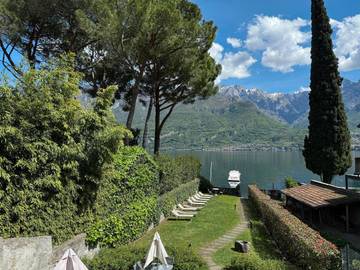 Gîte pour 4 personnes, avec vue sur le lac et jardin à Oliveto Lario