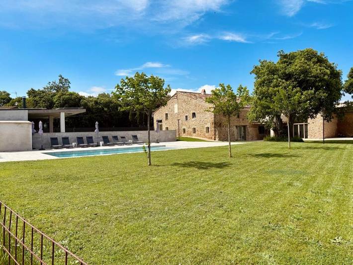 Casa rural para 20 personas, con Terraza y Jardín además de Piscina y Vistas en Vilaür