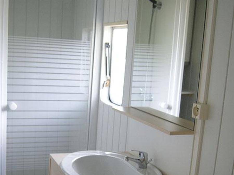 Camping Le Roc del Rey - Mobilheim 6 personen - Mobilhome 2 Schlafzimmer in Belloc, Ariège